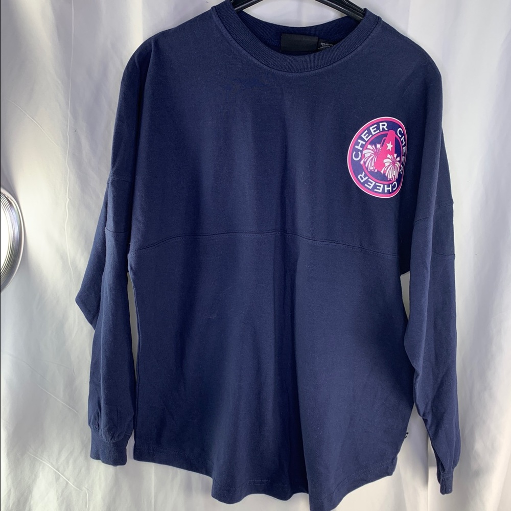 Pennant Navy cheer long sleeve